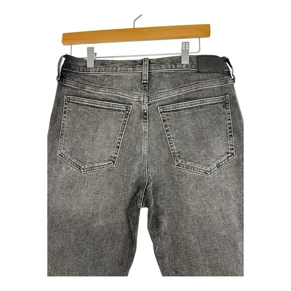 NWT Madewell Mid-Rise Stovepipe Jeans Women Size 29 Armand Wash Black Gray NR514 - Picture 9 of 10